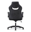 9-One-One High-Back Racing Style Chair with Flip-Up Arms, Supports Up to 225 lb, Black Seat, Gray Back, Black Base OrdermeInc OrdermeInc