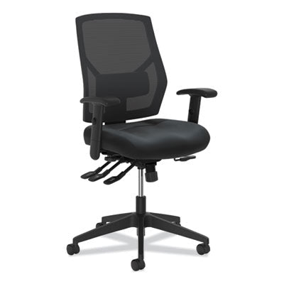 Crio High-Back Task Chair with Asynchronous Control, Supports Up to 250 lb, 18" to 22" Seat Height, Black OrdermeInc OrdermeInc