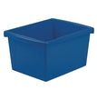 Storex Storage Bins, 4 gal, 10 x 12.63 x 7.75, Randomly Assorted Colors - OrdermeInc