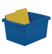 Storex Storage Bins, 4 gal, 10 x 12.63 x 7.75, Randomly Assorted Colors - OrdermeInc