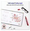 MARKS A LOT Large Desk-Style Permanent Marker, Broad Chisel Tip, Red, Dozen (8887)