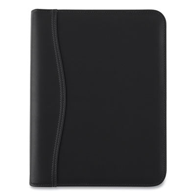 Black Leather Planner/Organizer Starter Set, 8.5 x 5.5, Black Cover, 12-Month (Jan to Dec): Undated