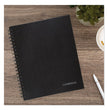 MEAD PRODUCTS Hardbound Notebook with Pocket, 1-Subject, Wide/Legal Rule, Black Cover, (96) 11 x 8.5 Sheets - OrdermeInc