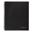 MEAD PRODUCTS Hardbound Notebook with Pocket, 1-Subject, Wide/Legal Rule, Black Cover, (96) 11 x 8.5 Sheets - OrdermeInc