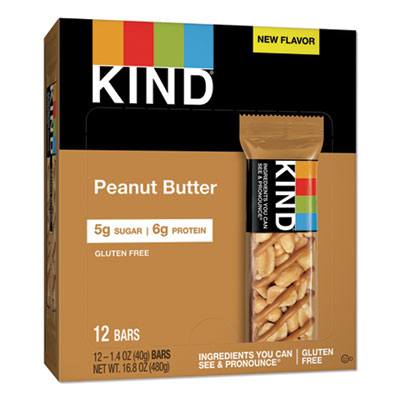 Nuts and Spices Bar, Peanut Butter, 1.4 oz, 12/Pack OrdermeInc OrdermeInc