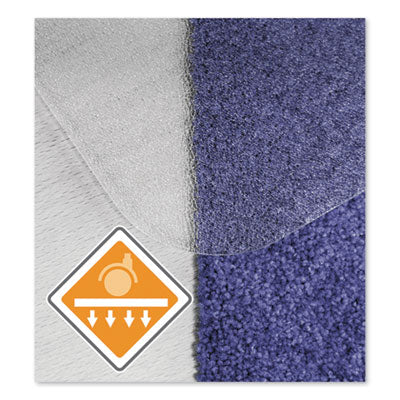 Cleartex Unomat Anti-Slip Chair Mat for Hard Floors/Flat Pile Carpets, 60 x 48, Clear OrdermeInc OrdermeInc