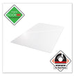 Cleartex Ultimat Polycarbonate Chair Mat for Hard Floors, 48 x 53, Clear OrdermeInc OrdermeInc