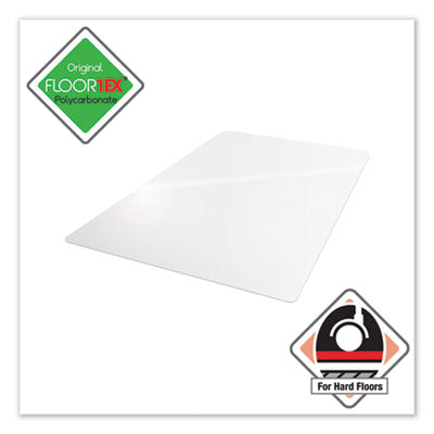 Cleartex Ultimat Polycarbonate Chair Mat for Hard Floors, 48 x 53, Clear OrdermeInc OrdermeInc