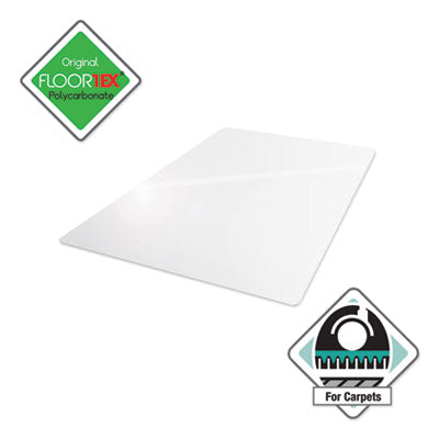 Cleartex Ultimat Polycarbonate Chair Mat for High Pile Carpets, 60 x 48, Clear OrdermeInc OrdermeInc