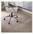 EverLife Light Use Chair Mat for Flat to Low Pile Carpet, Rectangular, 46 x 60, Clear OrdermeInc OrdermeInc