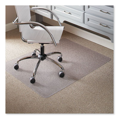 EverLife Light Use Chair Mat for Flat to Low Pile Carpet, Rectangular, 46 x 60, Clear OrdermeInc OrdermeInc