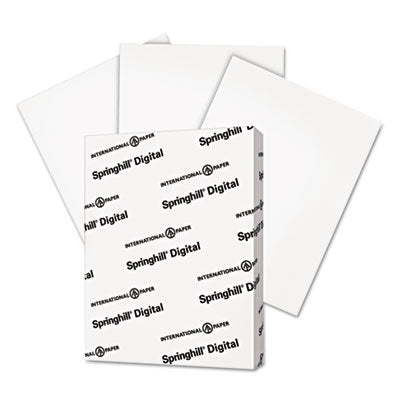 INTERNATIONAL PAPER Digital Vellum Bristol White Cover, 67 lb Bristol Weight, 8.5 x 11, Vellum White, 250/Pack - OrdermeInc