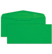 Quality Park™ Colored Envelope, #10, Commercial Flap, Gummed Closure, 4.13 x 9.5, Green, 25/Pack - OrdermeInc