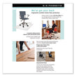 EverLife Chair Mat for Hard Floors, Heavy Use, Rectangular, 46 x 60, Clear OrdermeInc OrdermeInc