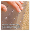 EverLife Chair Mats for Medium Pile Carpet With Lip, 36 x 48, Clear OrdermeInc OrdermeInc