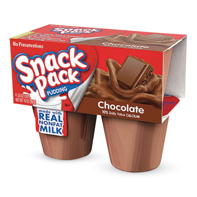 Pudding Cups, Chocolate, 3.5 oz Cup, 48/Carton OrdermeInc OrdermeInc