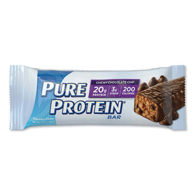 Balance Bar® Pure Protein Bar, Chewy Chocolate Chip, 1.76 oz Bar, 6/Box OrdermeInc OrdermeInc
