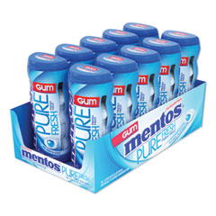 Mentos® Pure Fresh Sugar-Free Gum, Mint, 15 Pieces/Pack, 10 Packs/Box OrdermeInc OrdermeInc