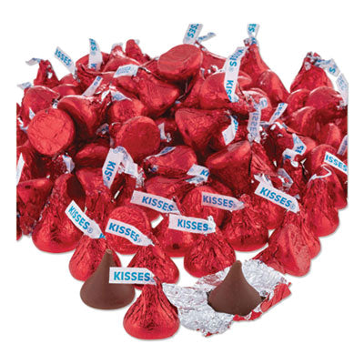 THE HERSHEY COMPANY KISSES, Milk Chocolate, Red Wrappers, 66.7 oz Bag - OrdermeInc