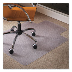 ES Robbins® Natural Origins Chair Mat with Lip For Carpet, 45 x 53, Clear OrdermeInc OrdermeInc