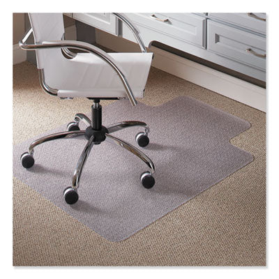 EverLife Light Use Chair Mat for Flat to Low Pile Carpet, Rectangular with Lip, 45 x 53, Clear OrdermeInc OrdermeInc