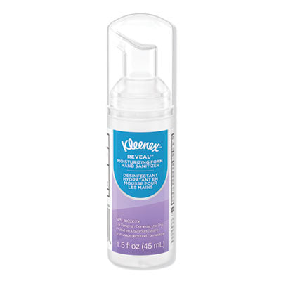 Kleenex® Ultra Moisturizing Foam Hand Sanitizer, 1.5 oz Pump Bottle, Unscented, 24/Carton - OrdermeInc