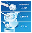 ToiletWand Disposable Toilet Cleaning System: Handle, Caddy and Refills, White, 6/Carton OrdermeInc OrdermeInc