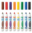 Ultra-Clean Washable Markers, Fine/Broad Wedge/Chisel Tips, Assorted Colors, 8/Box OrdermeInc OrdermeInc