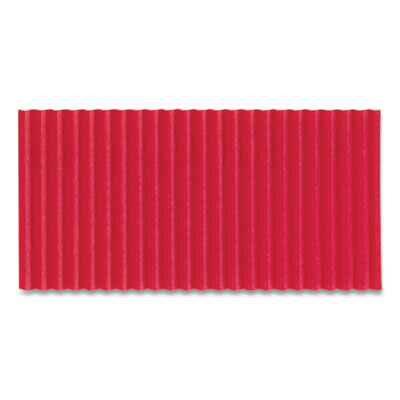 PACON CORPORATION Corobuff Corrugated Paper Roll, 48" x 25 ft, Flame Red - OrdermeInc