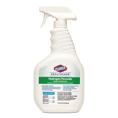 Hydrogen-Peroxide Cleaner/Disinfectant, 32 oz Spray Bottle, 9/Carton OrdermeInc OrdermeInc