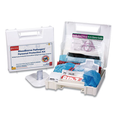 Bloodborne Pathogen and Personal Protection Kit with Microshield, 26 Pieces, Plastic Case OrdermeInc OrdermeInc
