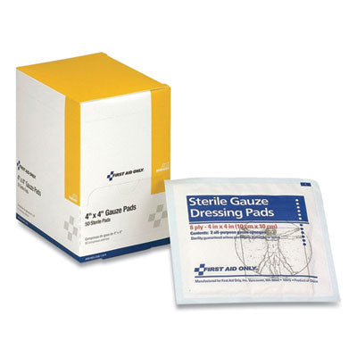 Sterile Gauze Pads, 4 x 4, 50/Box OrdermeInc OrdermeInc