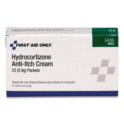 Hydrocortisone Anti-Itch Cream, 0.03 oz Packet, 25/Box OrdermeInc OrdermeInc
