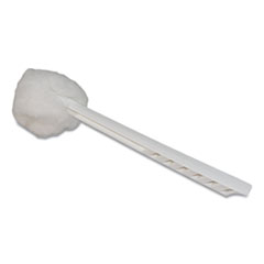 Impact® Deluxe Toilet Bowl Mop, 10" Handle, 4.5" Mop Head, White, 25/Carton OrdermeInc OrdermeInc