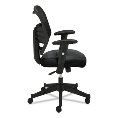 VL531 Mesh High-Back Task Chair with Adjustable Arms, Supports Up to 250 lb, 18" to 22" Seat Height, Black OrdermeInc OrdermeInc