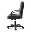 HVL601 Series Executive High-Back Leather Chair, Supports Up to 250 lb, 17.44" to 20.94" Seat Height, Black OrdermeInc OrdermeInc