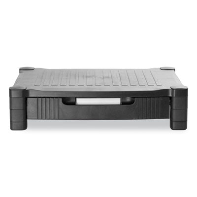 Monitor Stand Riser with Drawer, 17" x 13" x 3.75", Black, Supports 22 lbs OrdermeInc OrdermeInc