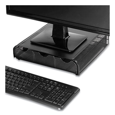 Perch Monitor Stand and Desk Organizer, 13" x 12.5" x 3", Black OrdermeInc OrdermeInc