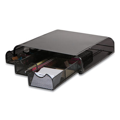 Perch Monitor Stand and Desk Organizer, 13" x 12.5" x 3", Black OrdermeInc OrdermeInc
