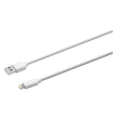 NNOVERA USB Apple Lightning Cable, 6 ft, White