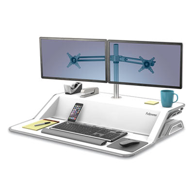 Lotus Dual Monitor Arm Kit, For 26" Monitors, Silver, Supports 13 lb OrdermeInc OrdermeInc