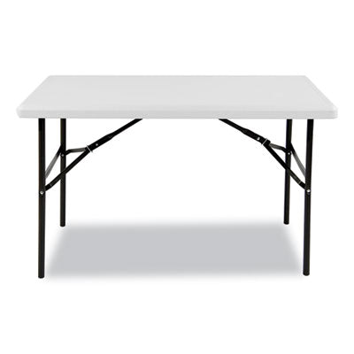 IndestrucTable Classic Folding Table, Rectangular, 48" x 24" x 29", Platinum OrdermeInc OrdermeInc