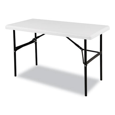 IndestrucTable Classic Folding Table, Rectangular, 48" x 24" x 29", Platinum OrdermeInc OrdermeInc