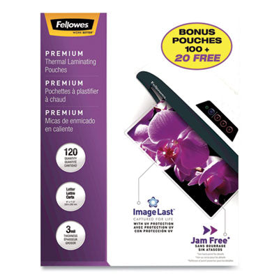 ImageLast Laminating Pouches with UV Protection, 3 mil, 9" x 11.5", Clear, 120/Pack OrdermeInc OrdermeInc