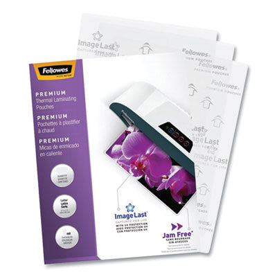 ImageLast Laminating Pouches with UV Protection, 5 mil, 9" x 11.5", Gloss Clear, 60/Pack OrdermeInc OrdermeInc