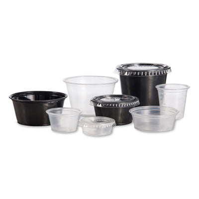 Conex Complements Portion/Medicine Cups, 3.25 oz, Black, 125/Bag, 20 Bags/Carton OrdermeInc OrdermeInc
