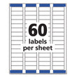 Easy Peel White Address Labels w/ Sure Feed Technology, Inkjet Printers, 0.66 x 1.75, White, 60/Sheet, 25 Sheets/Pack OrdermeInc OrdermeInc