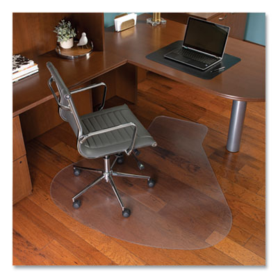 EverLife Workstation Chair Mat for Hard Floors, With Lip, 66 x 60, Clear OrdermeInc OrdermeInc