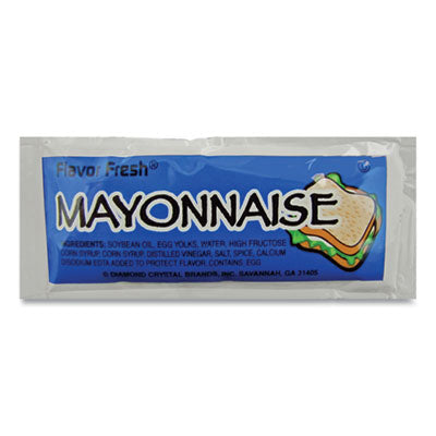 Condiment Packets, Mayonnaise, 0.32 oz Packet, 200/Carton OrdermeInc OrdermeInc