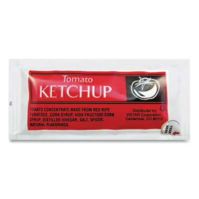 Condiment Packets, Ketchup, 0.25 oz Packet, 200/Carton - OrdermeInc